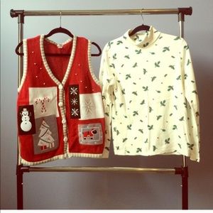 ‘Ugly’ Christmas Sweater & Turtleneck